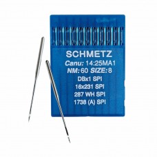 Иглы для промышленных швейных машин DB*1 60 SPI для шелка Schmetz (10 шт)