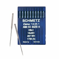 Иглы для промышленных швейных машин DB*1 60 универсальные Schmetz (10 шт)