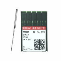 Иглы для промышленных швейных машин DB*1 65 R универсальные GROZ-BECKERT (10 шт)
