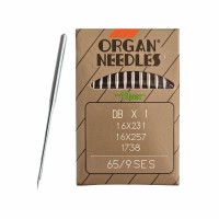 Иглы для промышленных швейных машин DB*1 65 SES для трикотажных тканей ORGAN (10 шт)