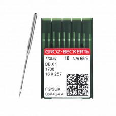 Иглы для промышленных швейных машин DB*1 65 SUK для высокоэластичных тканей GROZ-BECKERT (10 шт)