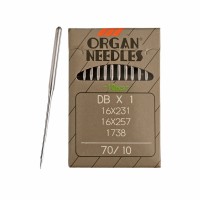 Иглы для промышленных швейных машин DB*1 70 универсальные ORGAN (10 шт)