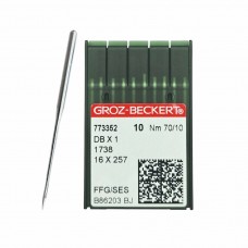 Иглы для промышленных швейных машин DB*1 70 SES для трикотажа GROZ-BECKERT (10 шт)
