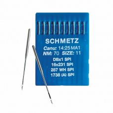 Иглы для промышленных швейных машин DB*1 70 SPI для шелка Schmetz (10 шт)
