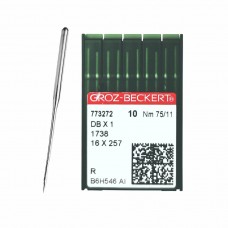 Иглы для промышленных швейных машин DB*1 75 R универсальные GROZ-BECKERT (10 шт)