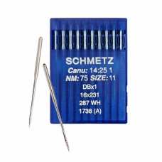 Иглы для промышленных швейных машин DB*1 75 универсальные Schmetz (10 шт)
