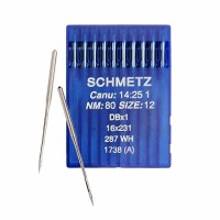 Иглы для промышленных швейных машин DB*1 80 универсальные Schmetz (10 шт)