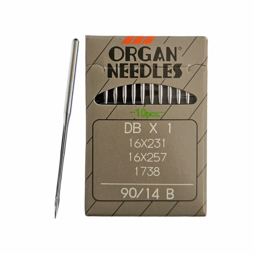 Иглы для промышленных швейных машин DB*1 90 B (SUK) для высокоэластичных тканей ORGAN (10 шт)