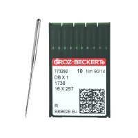 Иглы для промышленных швейных машин DB*1 90 R универсальные GROZ-BECKERT (10 шт)