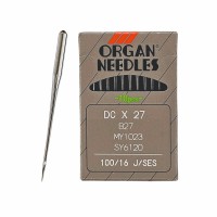 Иглы для промышленных швейных машин DC*27 100 SES для трикотажа ORGAN (10 шт)