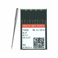 Иглы для промышленных швейных машин DC*27 120 RG универсальные GROZ-BECKERT (10 шт)