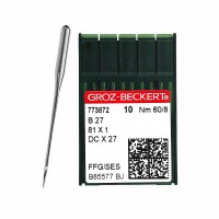 Иглы для промышленных швейных машин DC*27 60 SES для трикотажа GROZ-BECKERT (10 шт)