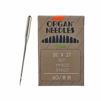 Иглы для промышленных швейных машин DC*27 60 B (SUK) для высокоэластичных тканей ORGAN (10 шт)