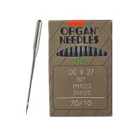 Иглы для промышленных швейных машин DC*27 70 универсальные ORGAN (10 шт)