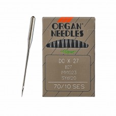 Иглы для промышленных швейных машин DC*27 70 SES для трикотажа ORGAN (10 шт)
