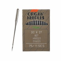 Иглы для промышленных швейных машин DC*27 75 SES для трикотажа ORGAN (10 шт)