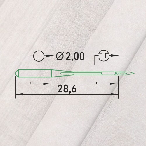 Иглы для промышленных швейных машин DC*27 75 B (SUK) для высокоэластичных тканей ORGAN (10 шт)