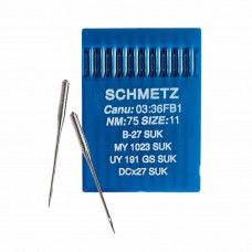 Иглы для промышленных швейных машин DC*27 75 SUK для высокоэластичных тканей Schmetz (10 шт)