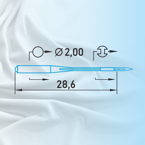 Иглы для промышленных швейных машин DC*27 75 универсальные Schmetz (10 шт)
