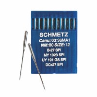 Иглы для промышленных швейных машин DC*27 80 SPI для шелка Schmetz (10 шт)