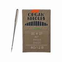 Иглы для промышленных швейных машин DC*27 80 B (SUK) для высокоэластичных тканей ORGAN (10 шт)