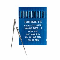 Иглы для промышленных швейных машин DC*27 80 SUK для высокоэластичных тканей Schmetz (10 шт)