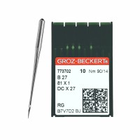 Иглы для промышленных швейных машин DC*27 90 RG универсальные GROZ-BECKERT (10 шт)