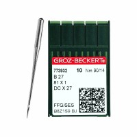 Иглы для промышленных швейных машин DC*27 90 SES для трикотажа GROZ-BECKERT (10 шт)