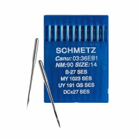Иглы для промышленных швейных машин DC*27 90 SES для трикотажа Schmetz (10 шт)