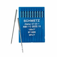 Иглы для промышленных швейных машин DP*17 110 универсальные Schmetz (10 шт)