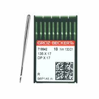 Иглы для промышленных швейных машин DP*17 130 R универсальные GROZ-BECKERT (10 шт)
