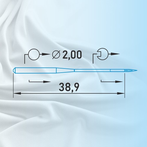 Иглы для промышленных швейных машин DP*17 130 универсальные Schmetz (10 шт)