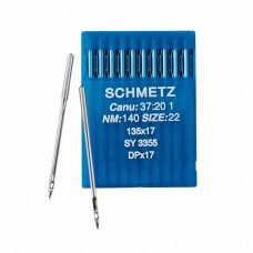 Иглы для промышленных швейных машин DP*17 140 универсальные Schmetz (10 шт)