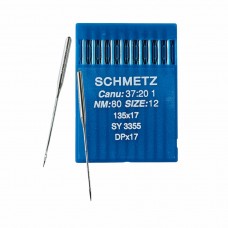 Иглы для промышленных швейных машин DP*17 80 универсальные Schmetz (10 шт)