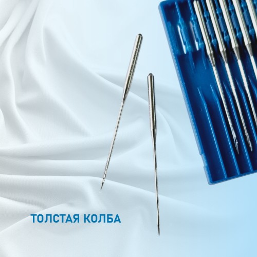 Иглы для промышленных швейных машин DP*17 80 универсальные Schmetz (10 шт)