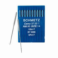 Иглы для промышленных швейных машин DP*17 90 универсальные Schmetz (10 шт)