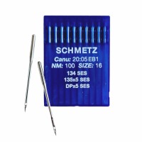 Иглы для промышленных швейных машин DP*5 100 SES для трикотажа Schmetz (10 шт)