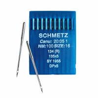 Иглы для промышленных швейных машин DP*5 100 универсальные Schmetz (10 шт)
