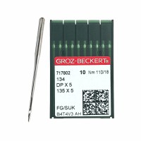 Иглы для промышленных швейных машин DP*5 110 SUK для высокоэластичных тканей GROZ-BECKERT (10 шт)