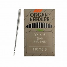 Иглы для промышленных швейных машин DP*5 110 B (SUK) для высокоэластичных тканей ORGAN (10 шт)