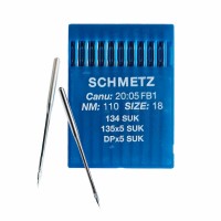 Иглы для промышленных швейных машин DP*5 110 SUK для высокоэластичных тканей Schmetz (10 шт)