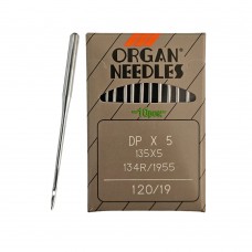 Иглы для промышленных швейных машин DP*5 120 универсальные ORGAN (10 шт)