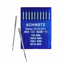 Иглы для промышленных швейных машин DP*5 120 SES для трикотажа Schmetz (10 шт)