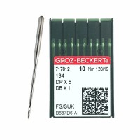 Иглы для промышленных швейных машин DP*5 120 SUK для высокоэластичных тканей GROZ-BECKERT (10 шт)