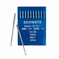 Иглы для промышленных швейных машин DP*5 120 универсальные Schmetz (10 шт)