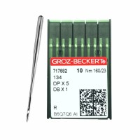 Иглы для промышленных швейных машин DP*5 160 R универсальные GROZ-BECKERT (10 шт)