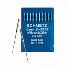 Иглы для промышленных швейных машин DP*5 60 SES для трикотажа Schmetz (10 шт)