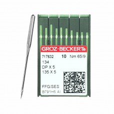 Иглы для промышленных швейных машин DP*5 65 SES для трикотажа GROZ-BECKERT (10 шт)