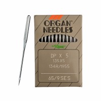 Иглы для промышленных швейных машин DP*5 65 SES для трикотажа ORGAN (10 шт)