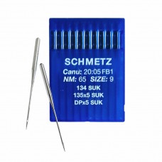 Иглы для промышленных швейных машин DP*5 65 SUK для высокоэластичных тканей Schmetz (10 шт)